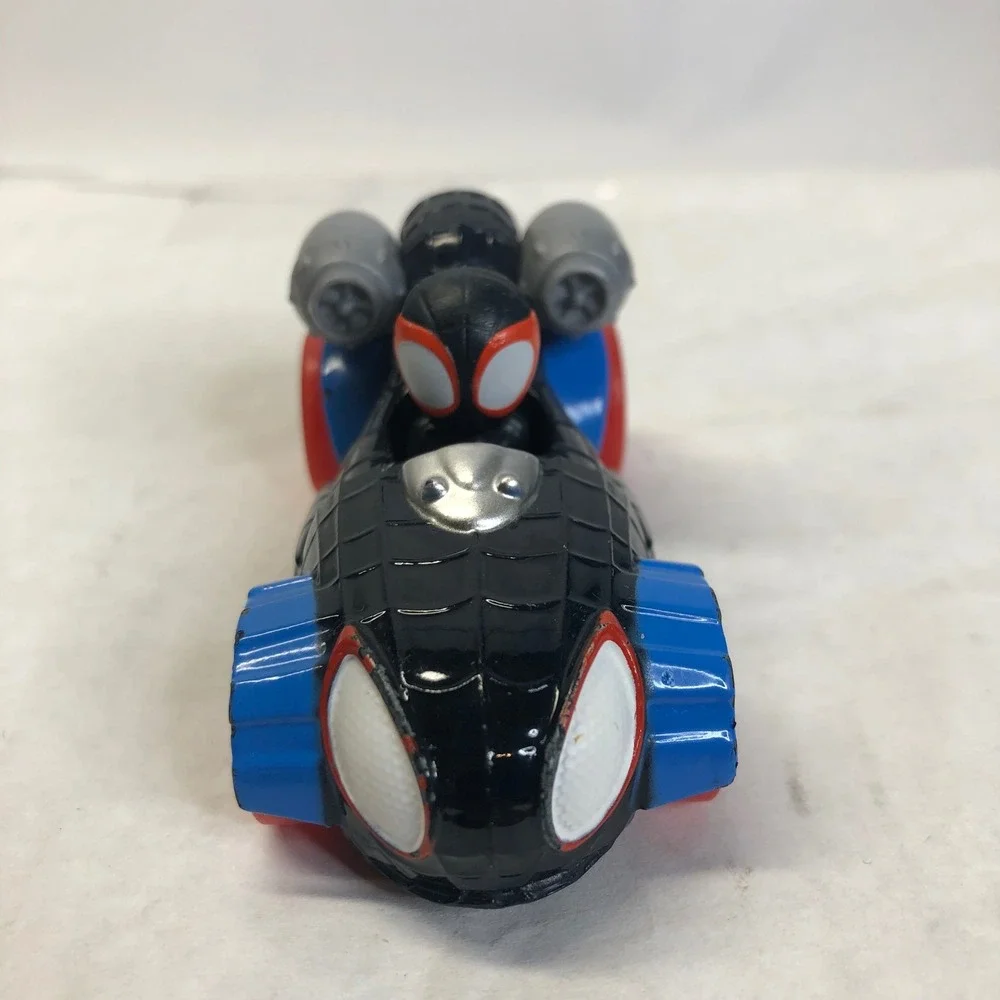 2 Marvel Spidey & His Amazing Friends Amazing Metals Die Cast Cars Miles Morales